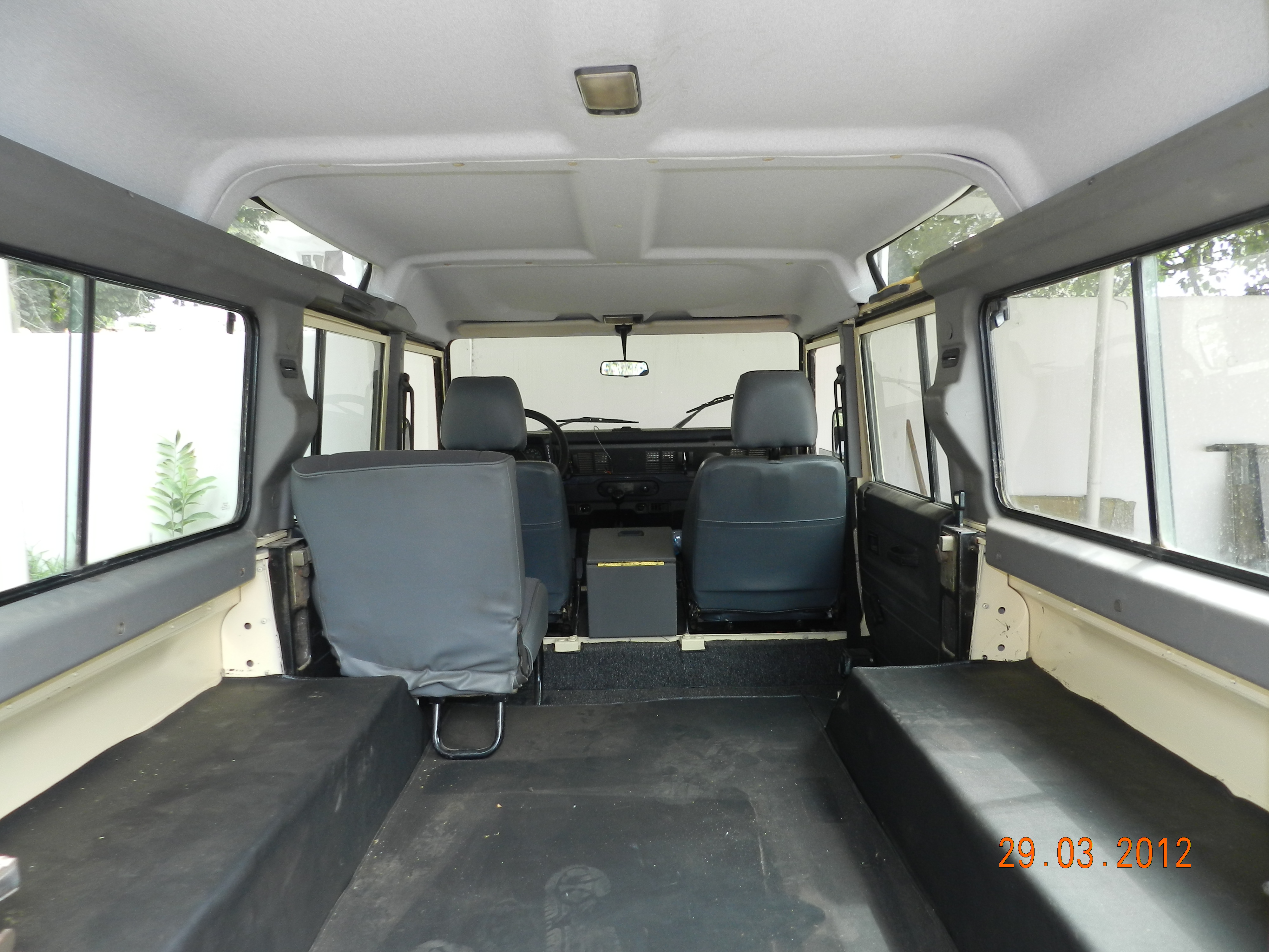Finishing The Interior Carpet And Roof Liner Overlandrover